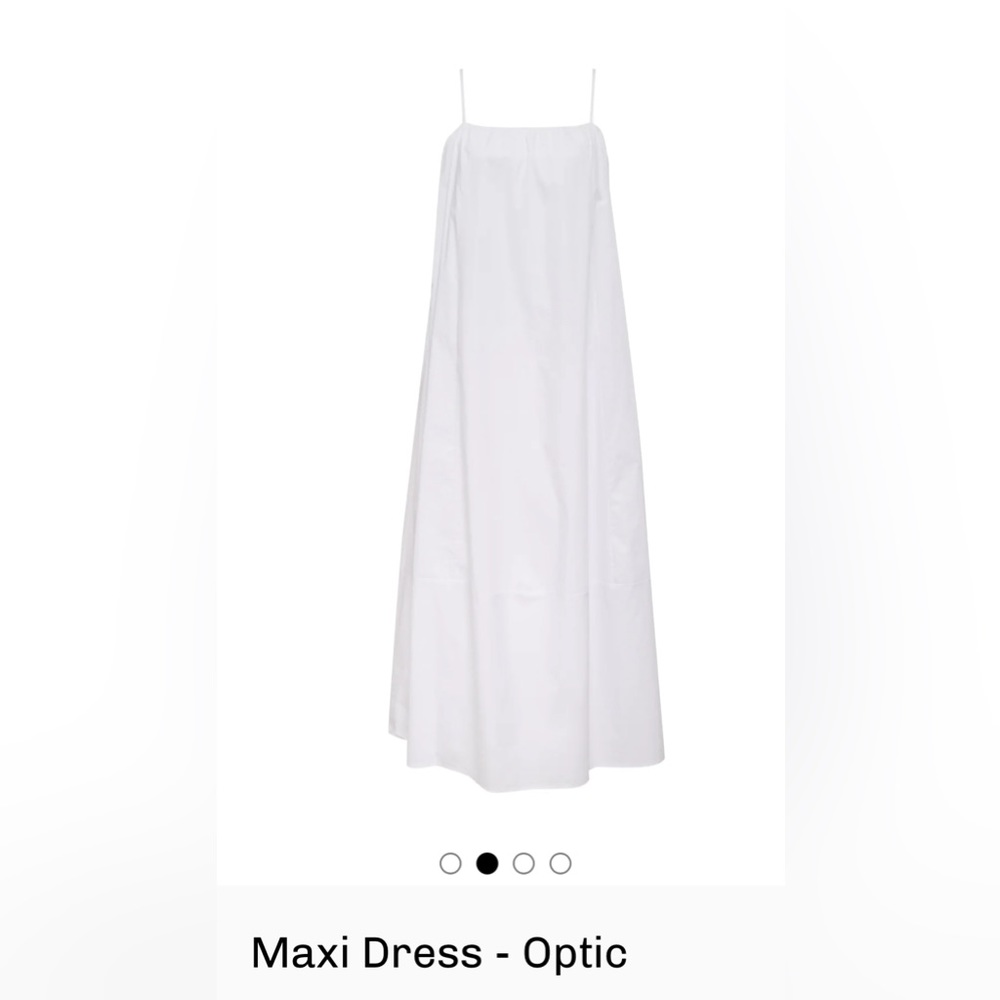Thirty Years Maxi Dress in Optic White - size small
